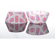 Easybake Union Jack Bun Cases (45 x 25mm) x 100